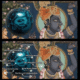 Lord Shrinathji Natural Chrysocolla Gemstone 80x80